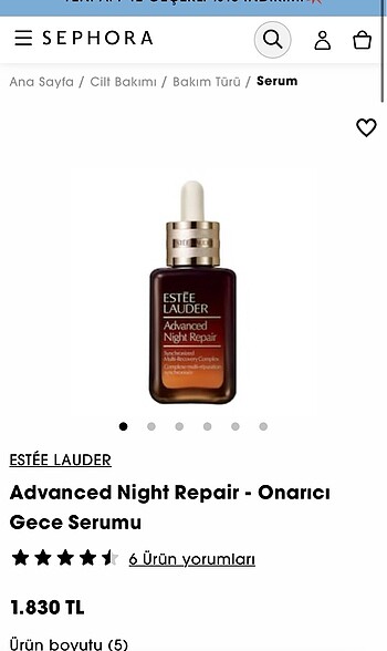 Advanced Night Repair - Onarıcı Gece Serumu