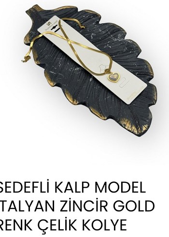 Altın Renk Mini Kalp Kolye
