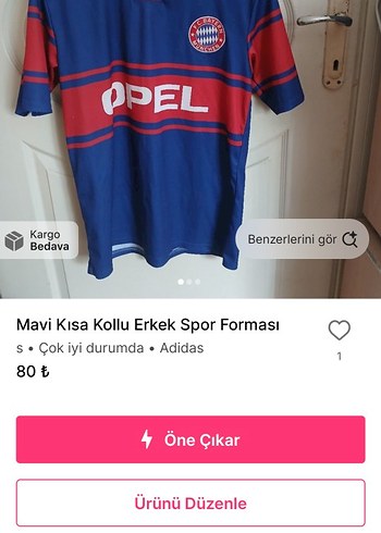 s Beden Mavi Baskılı Kısa Kollu Versace Spor Tişört