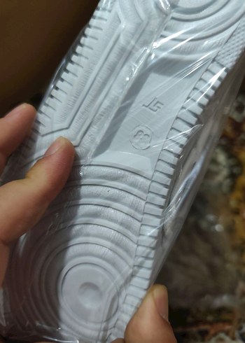 38 Beden Beyaz Bağcıklı Kadın Sneakers
