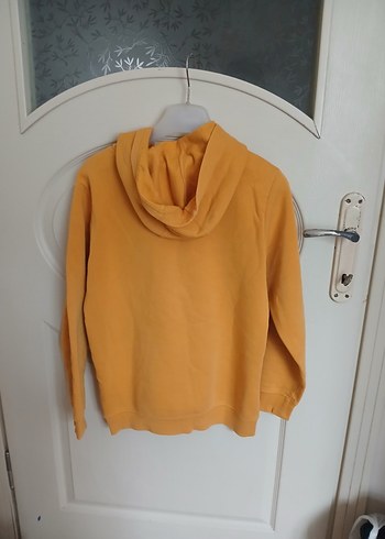 Erkek Çocuk Sarı Kapüşonlu Sweatshirt - Görsel 3