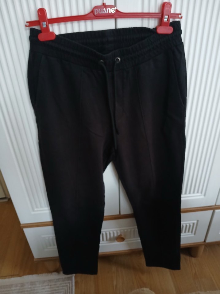 Siyah Bol Kesim pijama - Görsel 2