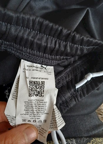 Siyah Kadın Puma Eşofman Altı Velcro - Görsel 4