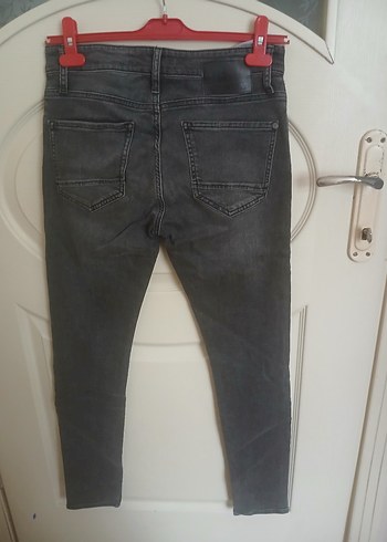 Gri Erkek Denim Bol Kesim Jean - Görsel 3