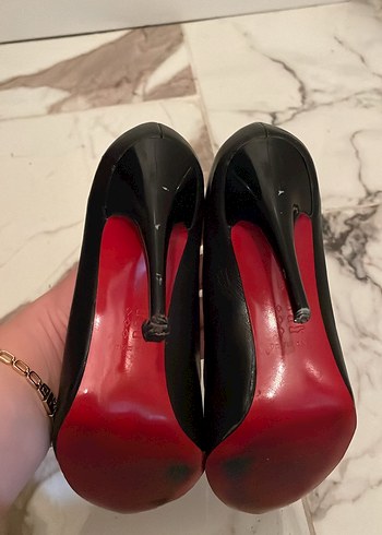 Siyah Stiletto Topuklu Kadın Ayakkabı - Görsel 2