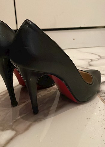 Siyah Stiletto Topuklu Kadın Ayakkabı - Görsel 3