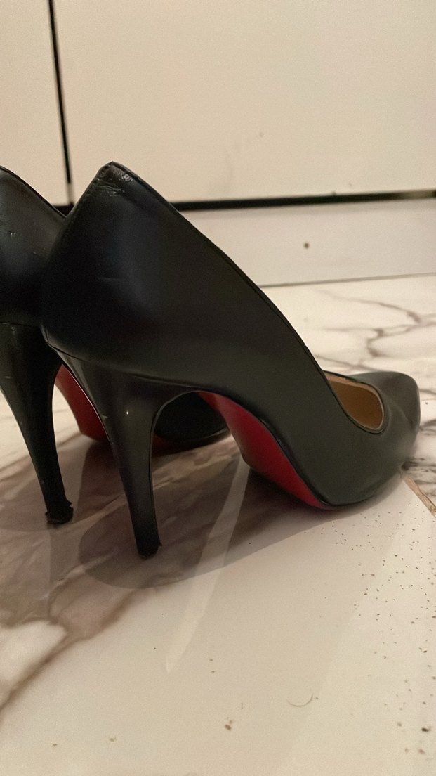 Siyah Stiletto Topuklu Kadın Ayakkabı - Görsel 3