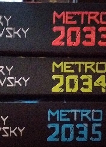 Metro 2033 3 kitap Set