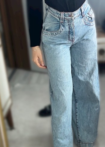 Assos baggy palazzo fit jean - Görsel 2