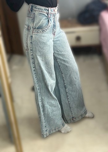 Assos baggy palazzo fit jean - Görsel 4