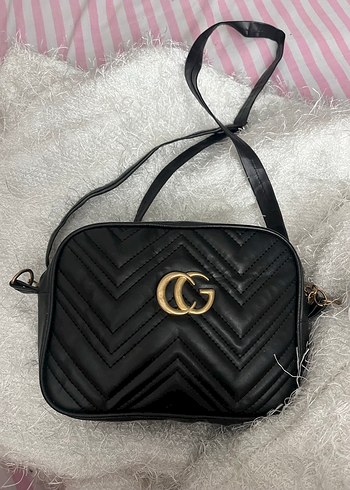 Siyah Deri Kadın Çapraz Çanta - Görsel 2