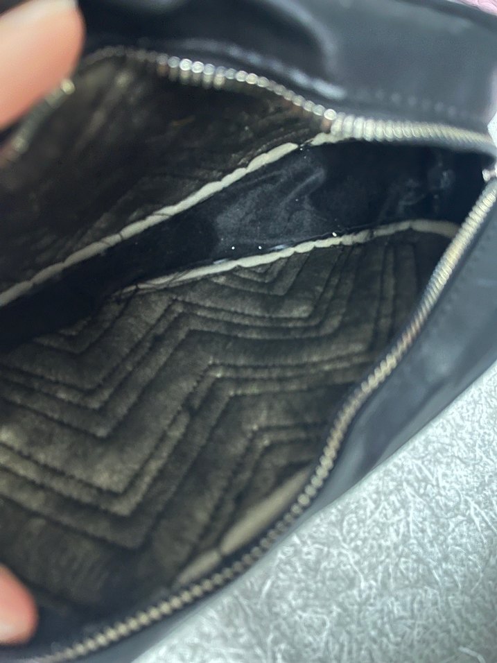 Siyah Deri Kadın Çapraz Çanta - Görsel 4