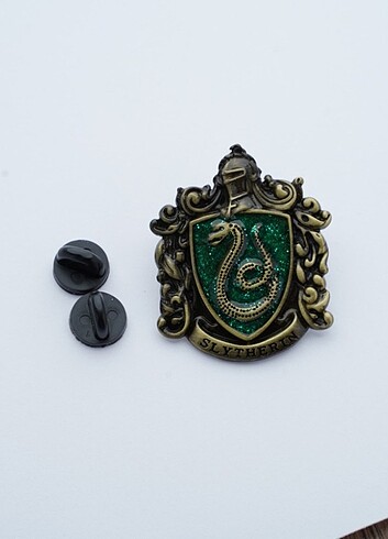 Beden Harry Potter Slytherin Pin Rozet Broş