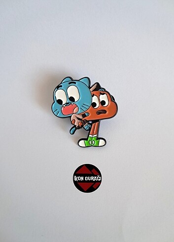 Gumball Darwin Pin Rozet Broş