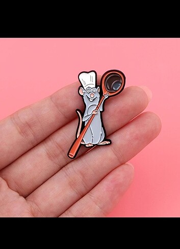  Beden Ratatouille Pin Rozet Broş