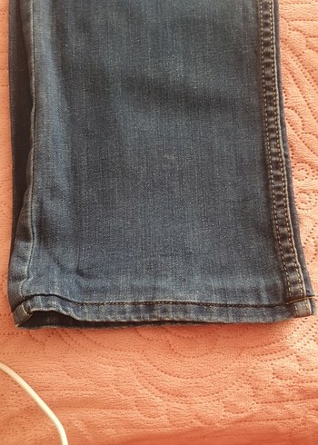 36 Beden Kadın Mavi Denim Midi Boy Kot Pantolon