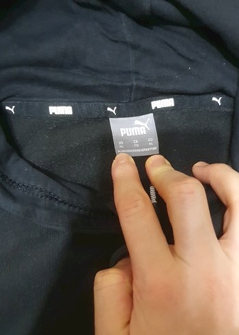 Puma Kadın Kapüşonlu Sweatshirt Siyah - Görsel 2