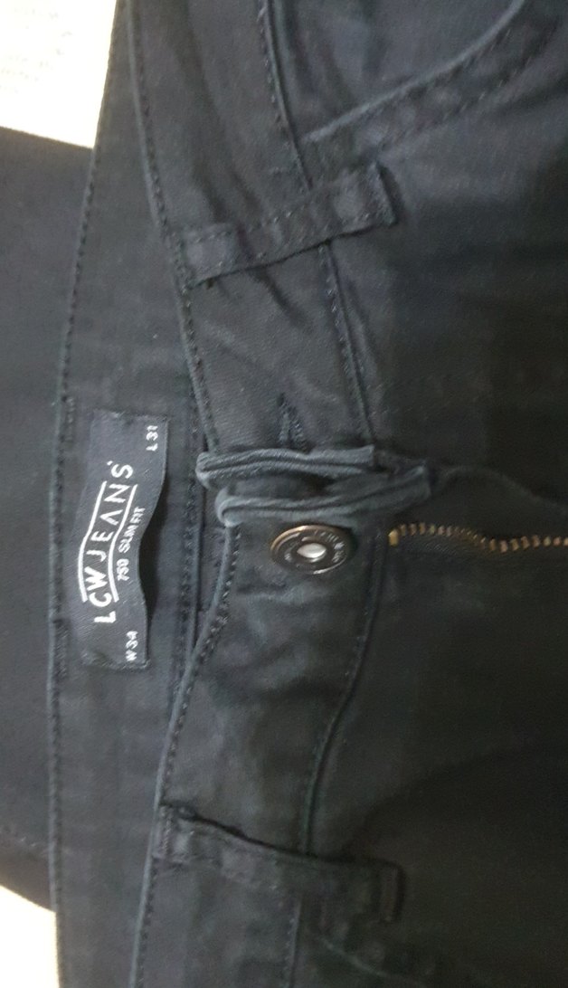 Erkek Siyah Regular Fit Kot Pantolon - Görsel 2