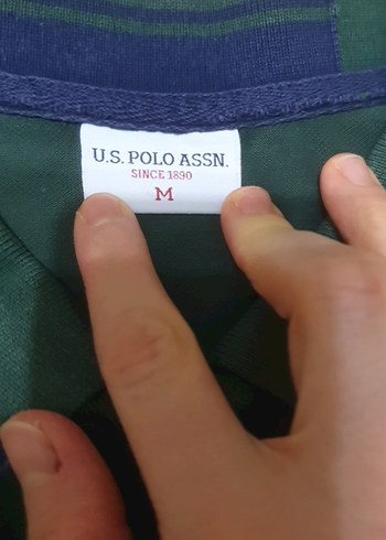 Yeşil Uzun Kollu Polo Yaka Erkek Tişört - Görsel 2