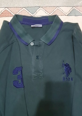 Yeşil Uzun Kollu Polo Yaka Erkek Tişört - Görsel 3