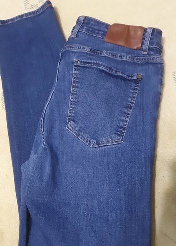 Erkek Mavi Denim Fermuarlı Jean - Görsel 2