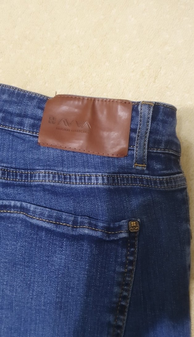 Erkek Mavi Denim Fermuarlı Jean - Görsel 3