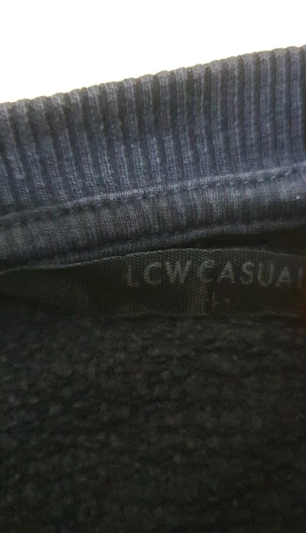 Lacivert Baskılı Kadın Sweatshirt - Görsel 2