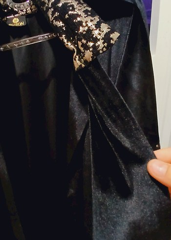 Acorn Gold Desenli Uzun Kadın abaya