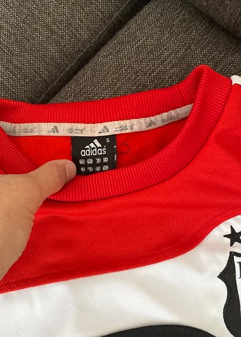 Erkek Kırmızı Siyah Uzun Kollu Spor Tişört - Görsel 2