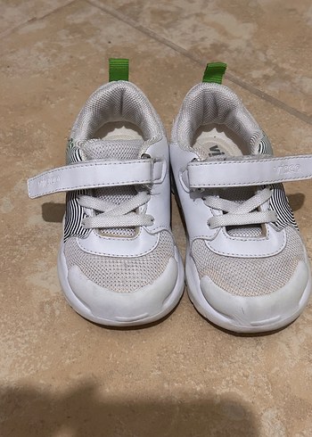 Beyaz Erkek Çocuk Spor Ayakkabı - Yılan Desenli - Görsel 3