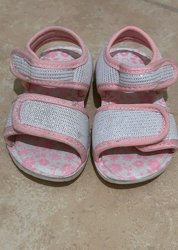 Kız Çocuk Pembe Cırt Cırtlı Terlik - Görsel 2