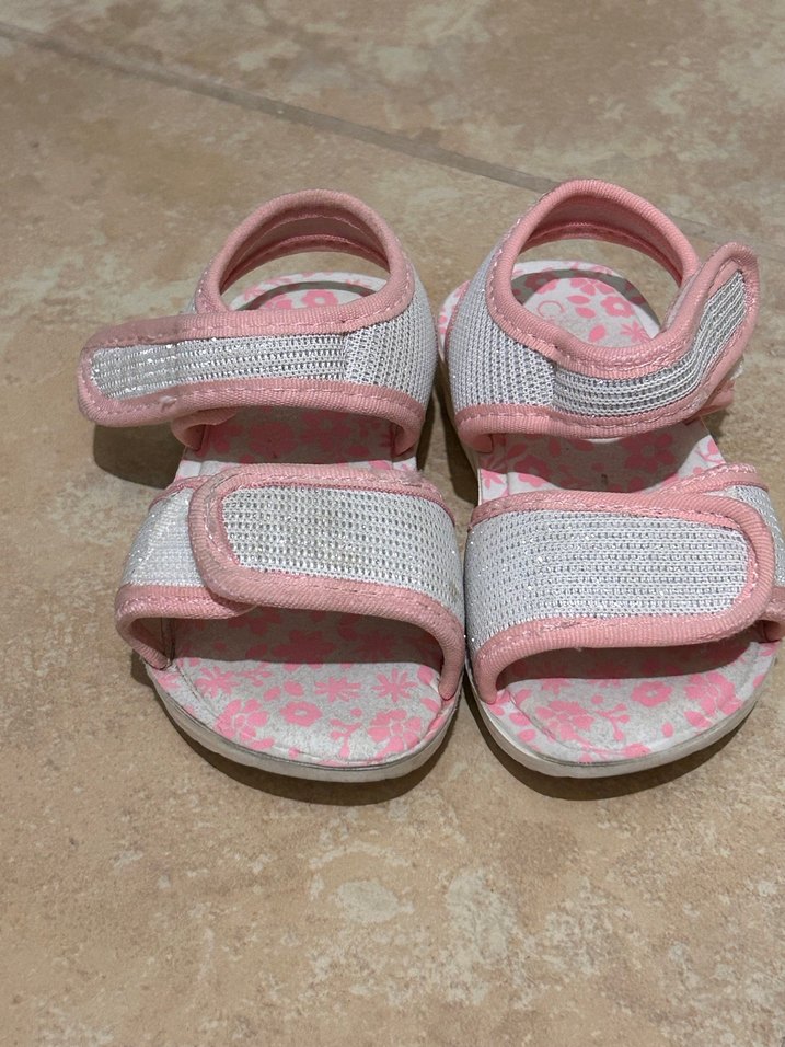 Kız Çocuk Pembe Cırt Cırtlı Terlik - Görsel 3