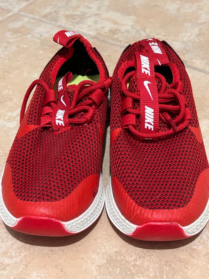 Nike Kırmızı Bağcıklı Kadın Spor Ayakkabı - Görsel 2