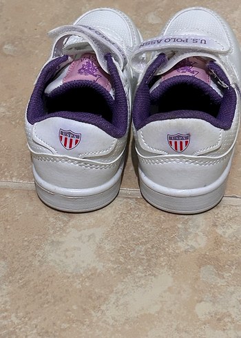 U.S. Polo Assn. Mor Detaylı Kız Çocuk Spor Ayakkabı - Görsel 3