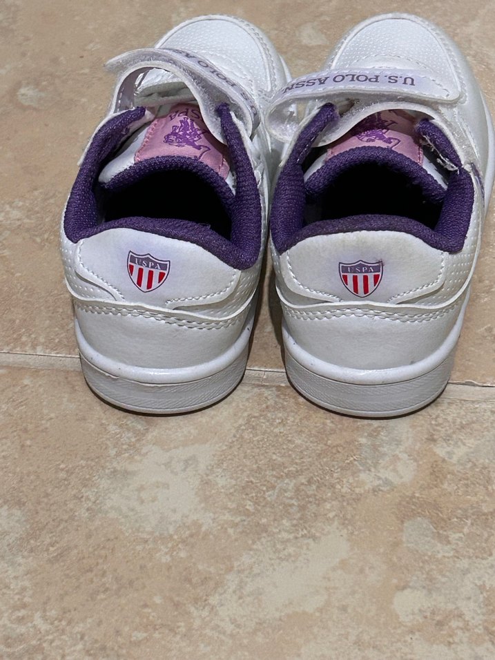 U.S. Polo Assn. Mor Detaylı Kız Çocuk Spor Ayakkabı - Görsel 3
