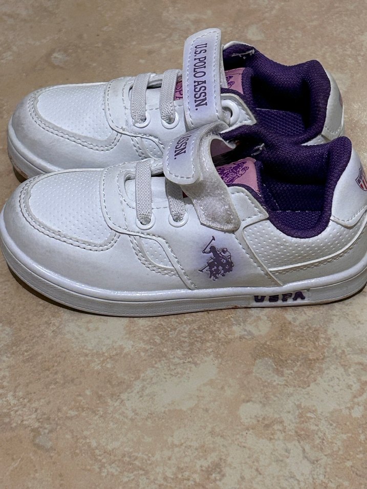 U.S. Polo Assn. Mor Detaylı Kız Çocuk Spor Ayakkabı - Görsel 2