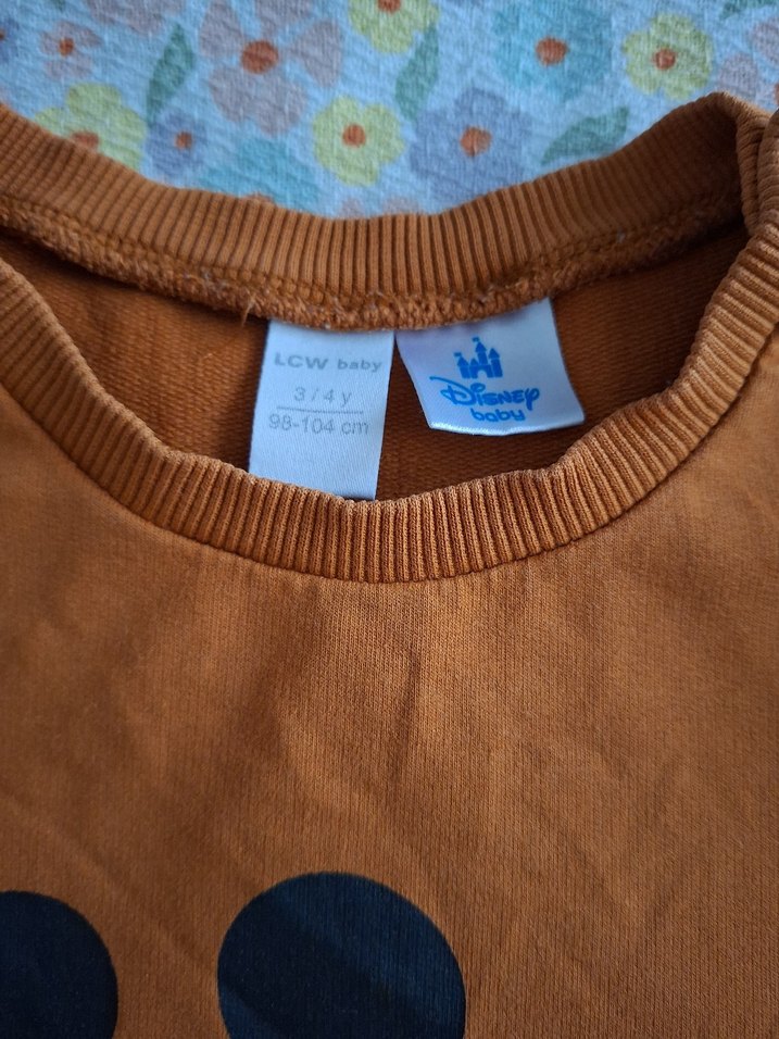 Kahverengi Mickey Mouse Bebek Takımı - Görsel 3