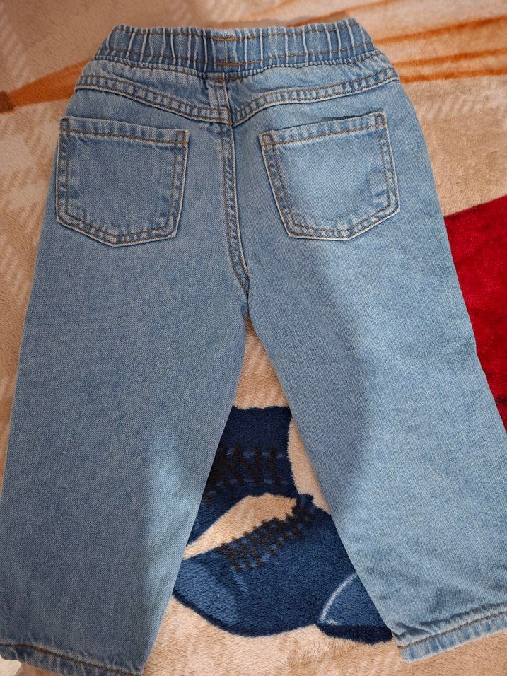LCW Kids Erkek Bebek Bağcıklı Jean Pantolon - Görsel 3