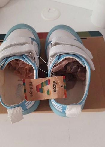 Mavi Erkek Çocuk Cırt Cırtlı Spor Ayakkabı - Görsel 4