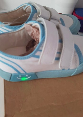 Mavi Erkek Çocuk Cırt Cırtlı Spor Ayakkabı - Görsel 3