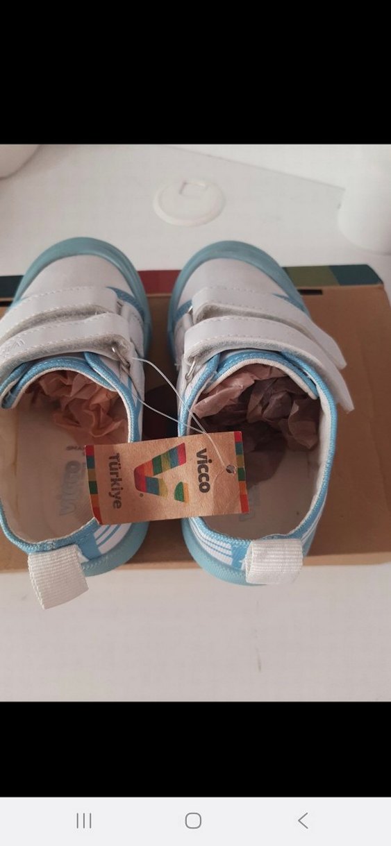 Mavi Erkek Çocuk Cırt Cırtlı Spor Ayakkabı - Görsel 4