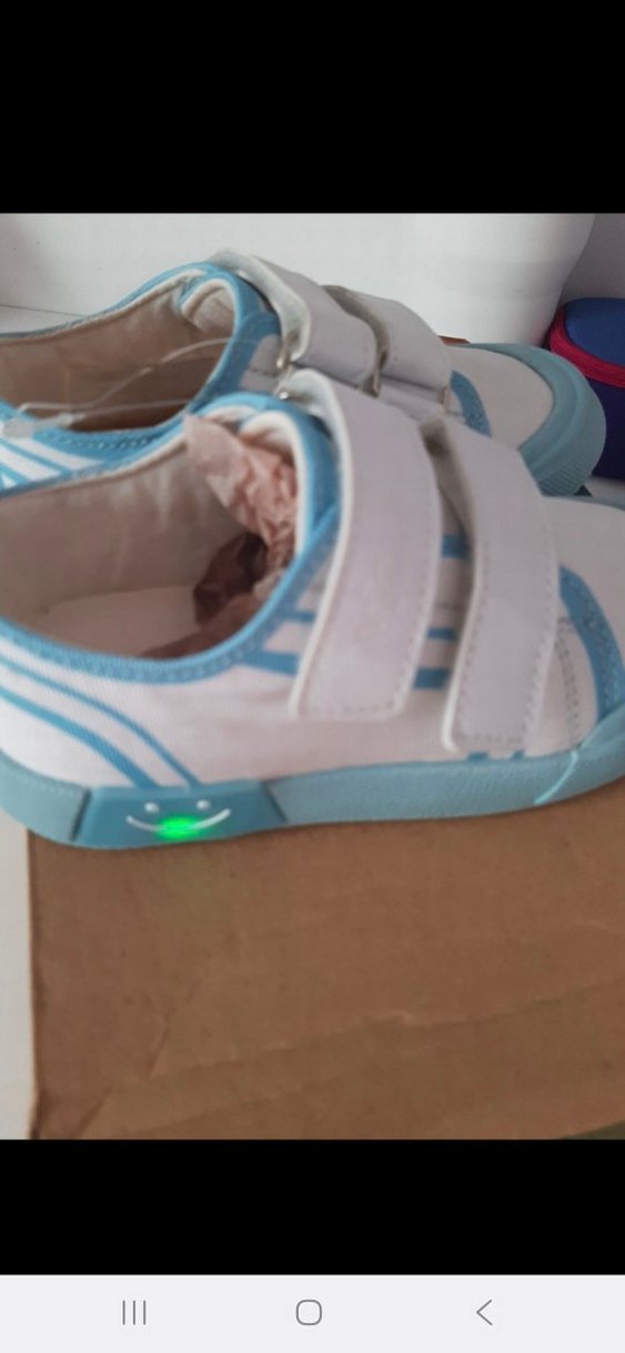 Mavi Erkek Çocuk Cırt Cırtlı Spor Ayakkabı - Görsel 3