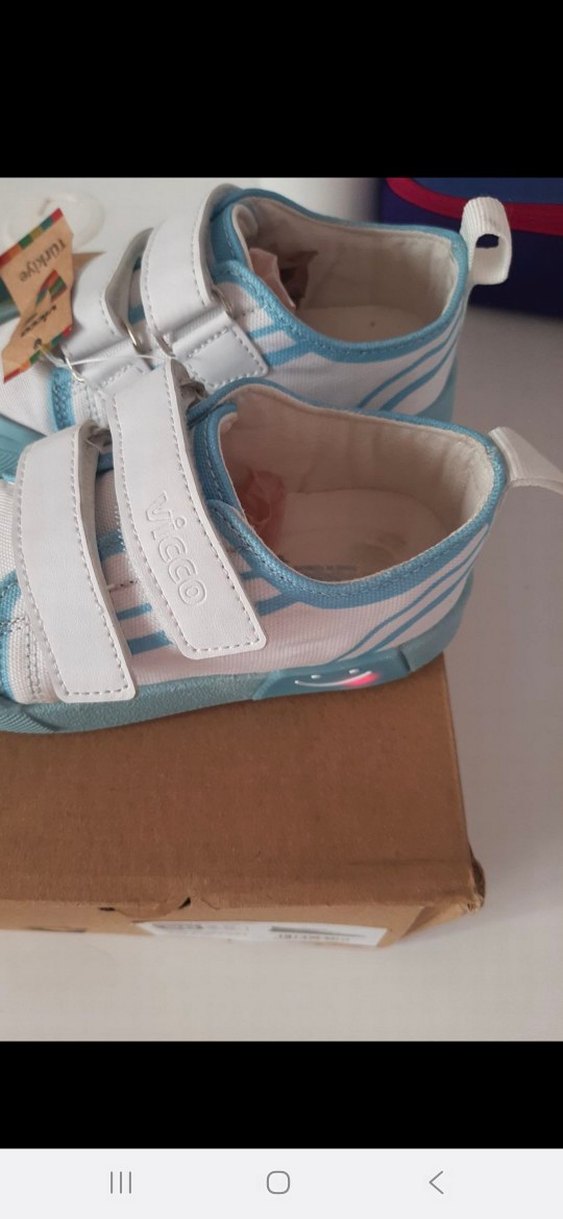 Mavi Erkek Çocuk Cırt Cırtlı Spor Ayakkabı - Görsel 2