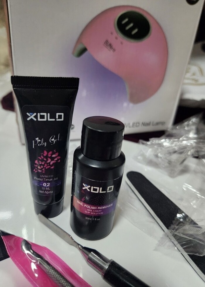 Poly jel Tırnak seti - Görsel 2