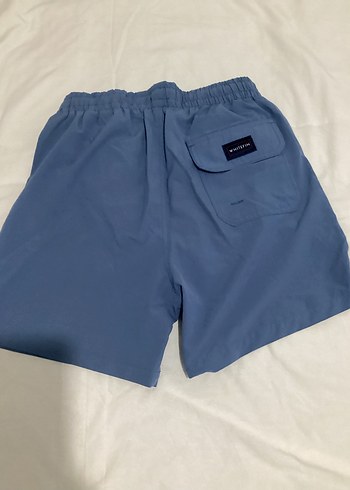 Erkek Mavi Mini Rahat Kesim Mayo Şortu - Görsel 2