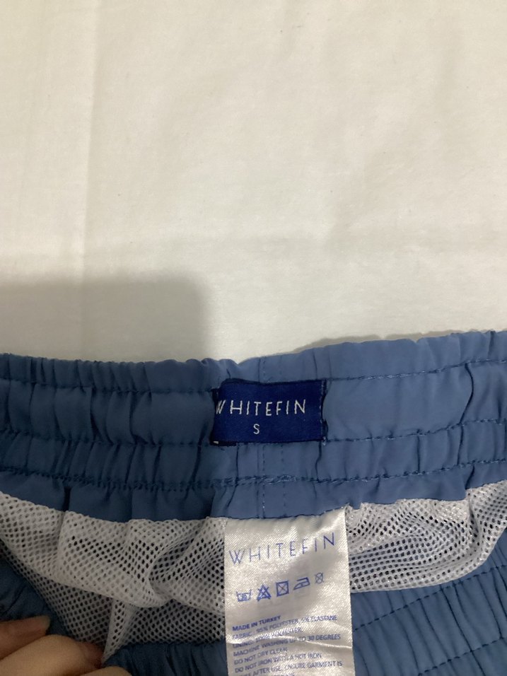 Erkek Mavi Mini Rahat Kesim Mayo Şortu - Görsel 3