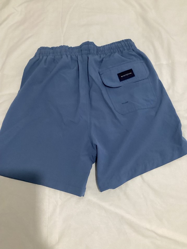 Erkek Mavi Mini Rahat Kesim Mayo Şortu - Görsel 2