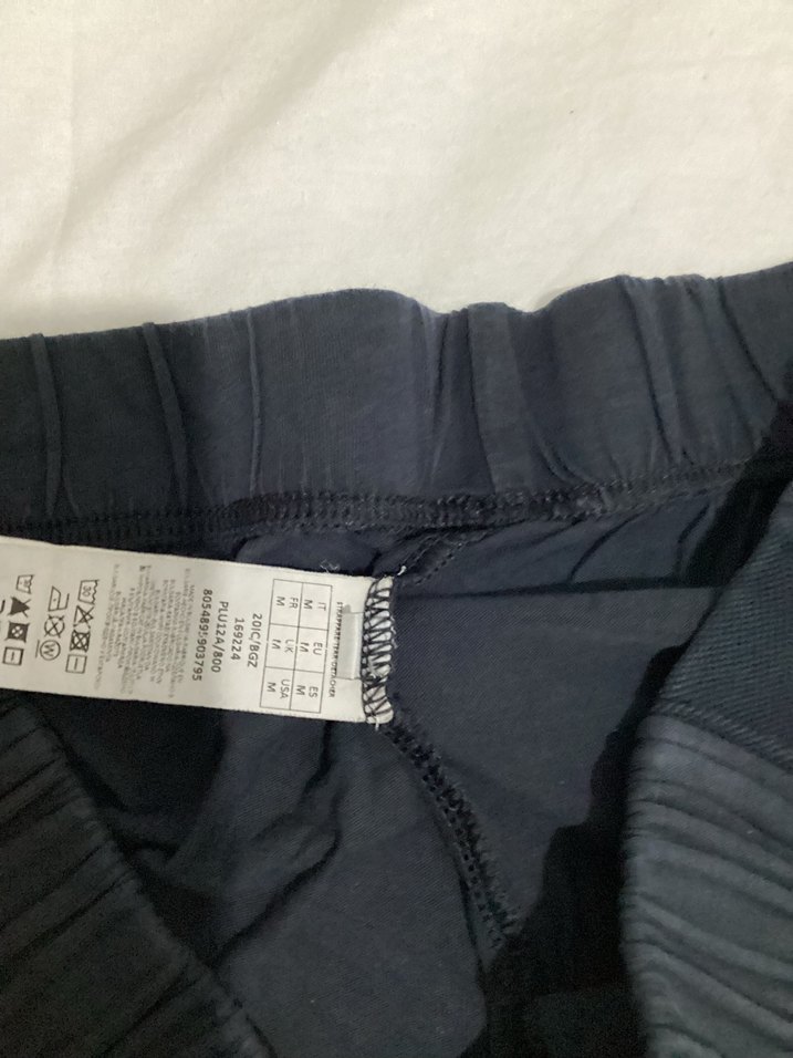 Lacivert Keten erkek Rahat Kesim Pantolon - Görsel 2