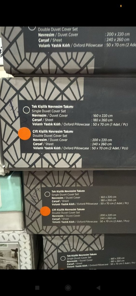 Özdilek nevresim takımı Bej ve Gri Çizgili - Görsel 2