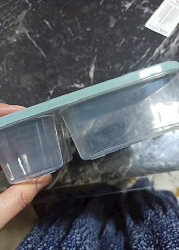 Tüfex Bölmeli Turkuaz Gıda Kabı 800 ml - Görsel 3